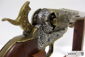 Photo XP1040L-04.jpg Denix decorative replica of a Colt Navy 1851 revolver