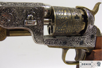 Photo XP1040L-05.jpg Denix decorative replica of a Colt Navy 1851 revolver