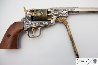Photo XP1040L-06.jpg Denix decorative replica of a Colt Navy 1851 revolver