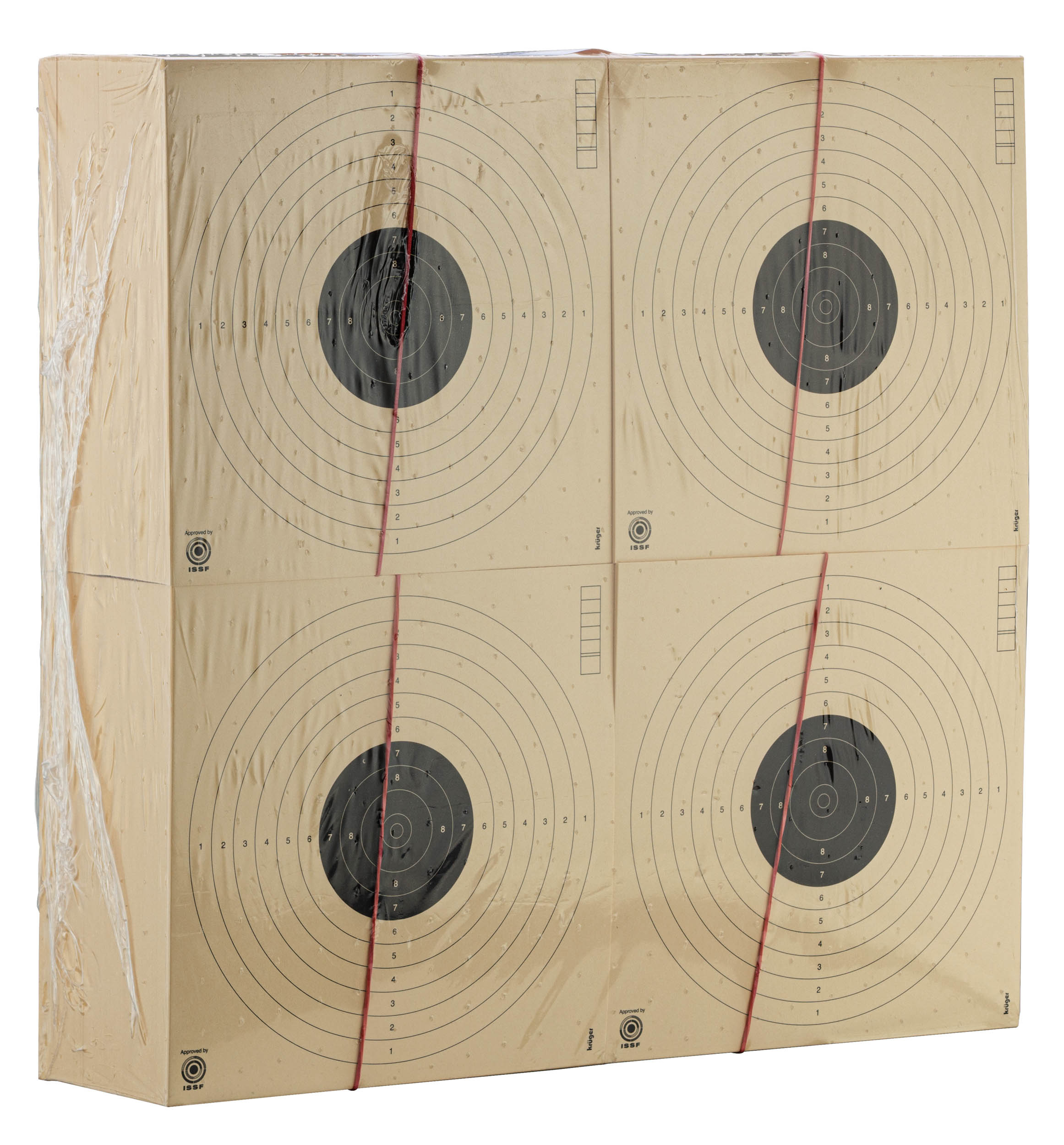 50 cibles carton 17x17 cm pour tir au plomb - Cibles papiers (10644593)