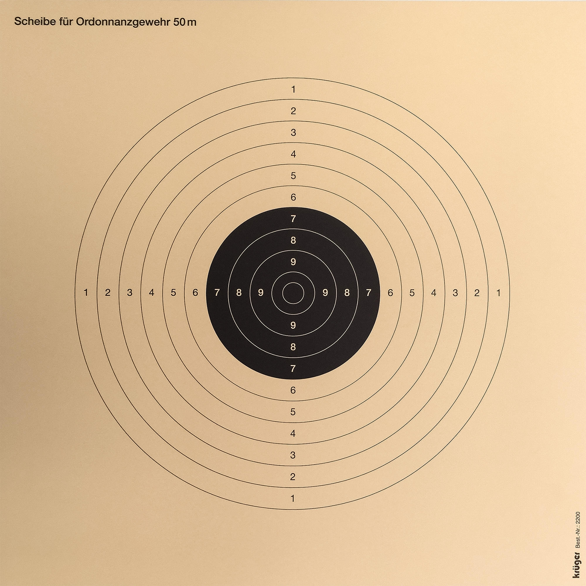 A52273-Cible T.A.R 820 34 x 34 cm paquet de 250 - A52273 A52273-Cible T.A.R 820 34 x 34 cm paquet de 250 - A52273