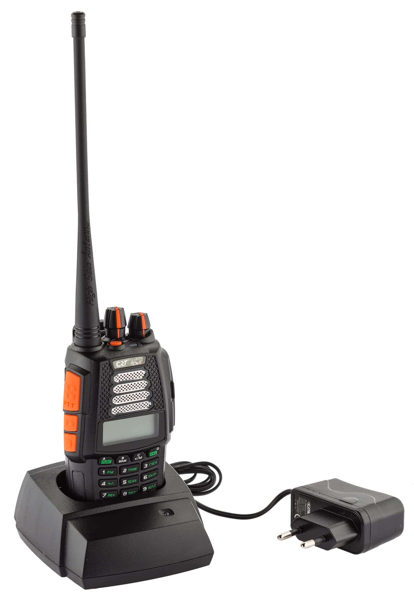 Talkie 4CF bibande VHF/UHF et radio FM - CRT France