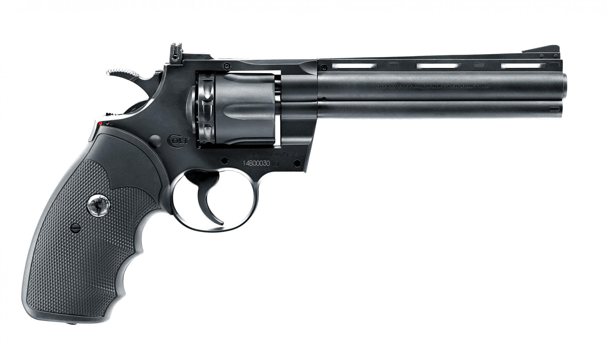 Revolver CO2 Colt Python 6'' noir cal. 4,5 mm