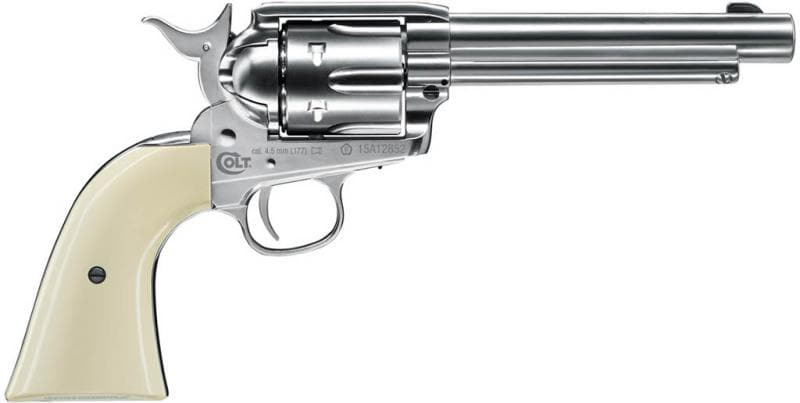 Umarex Colt Peace Maker Single Action Army .177/4.5mm CO2 Revolver Airgun (  Silver )