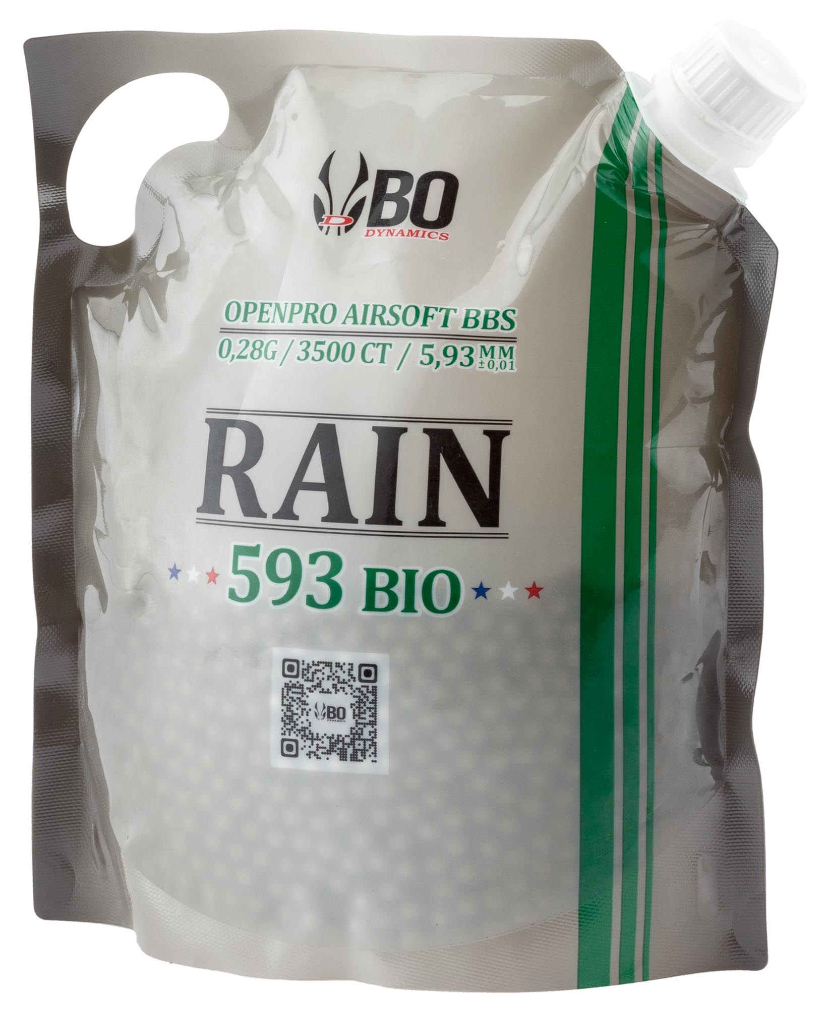 BB5508-Billes Rain BIO en sachet de 3500bbs - BO MANUFACTURE - BB5508