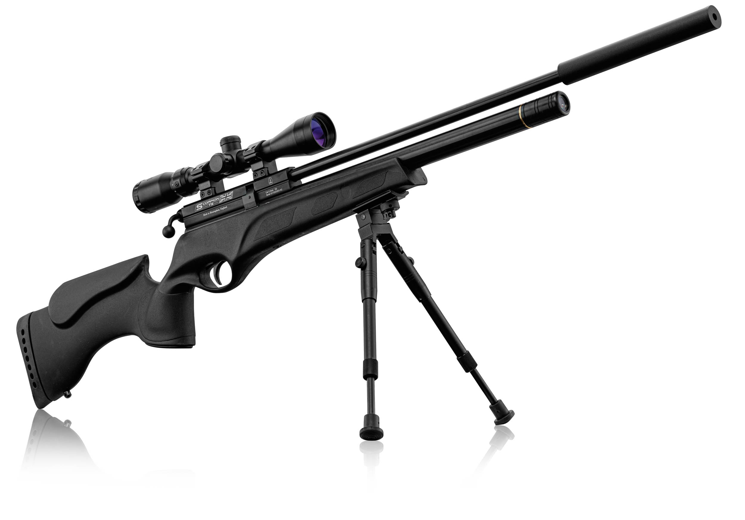 Pack Rifle .22 BSA Scorpion rifle pack + 3-9x40 + bipod + pump + scabbard