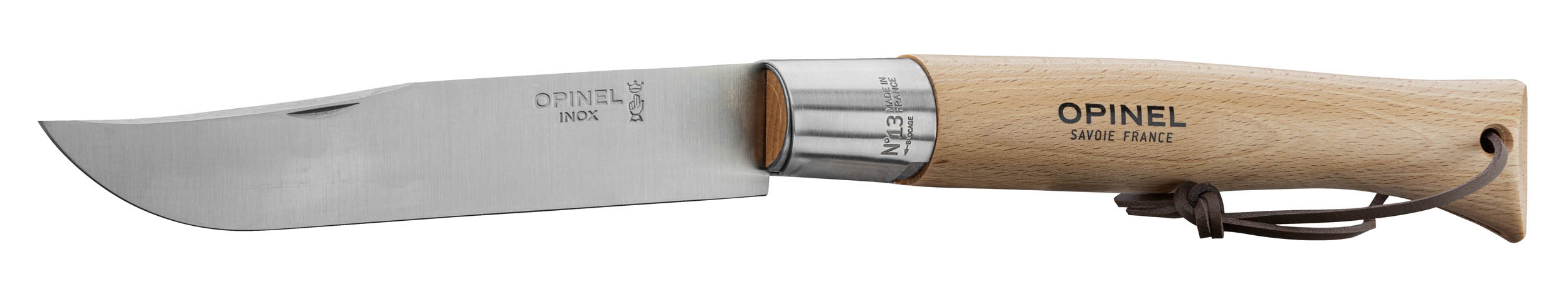 Couteau géant N°13 Inox et sa boîte OPINEL lame 22cm - 122136 