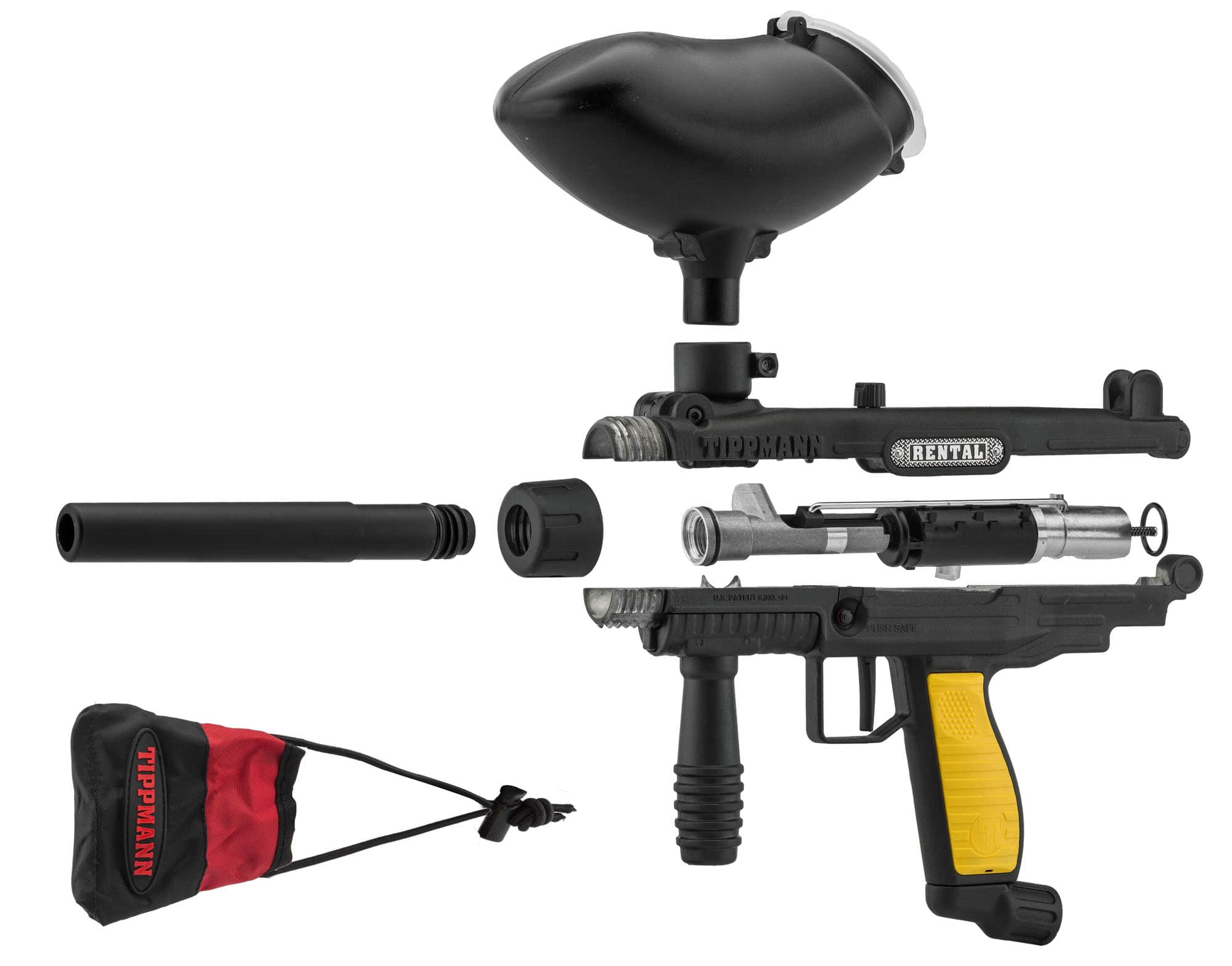 Kit of 5 Tippmann FT 12 paintball markers Cal .68