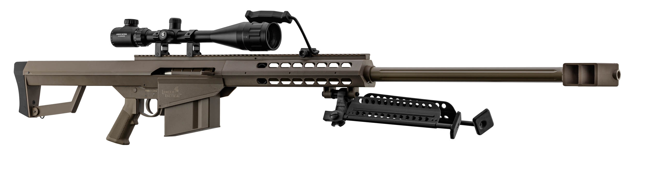 PCKLR3052-04 Pack Sniper LT-20 tan M82 1,5J + lunette + bi-pied + poignée