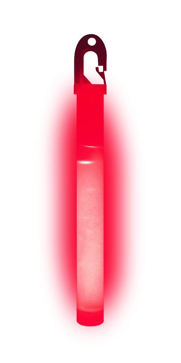safety_6inch_red-BATONS LUMINEUX - ROUGE